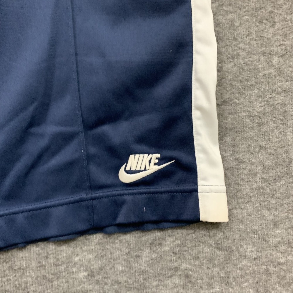 VTG Y2K Nike Track Pants Men's Large Blue White Stripe Embroidered Baggy Loose - Picture 8 of 15